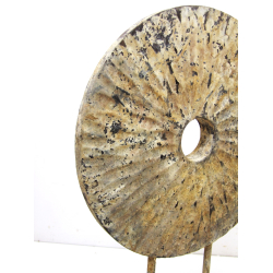 Rzeźba drewniana na podstawie Ozdoba drewniana Koło